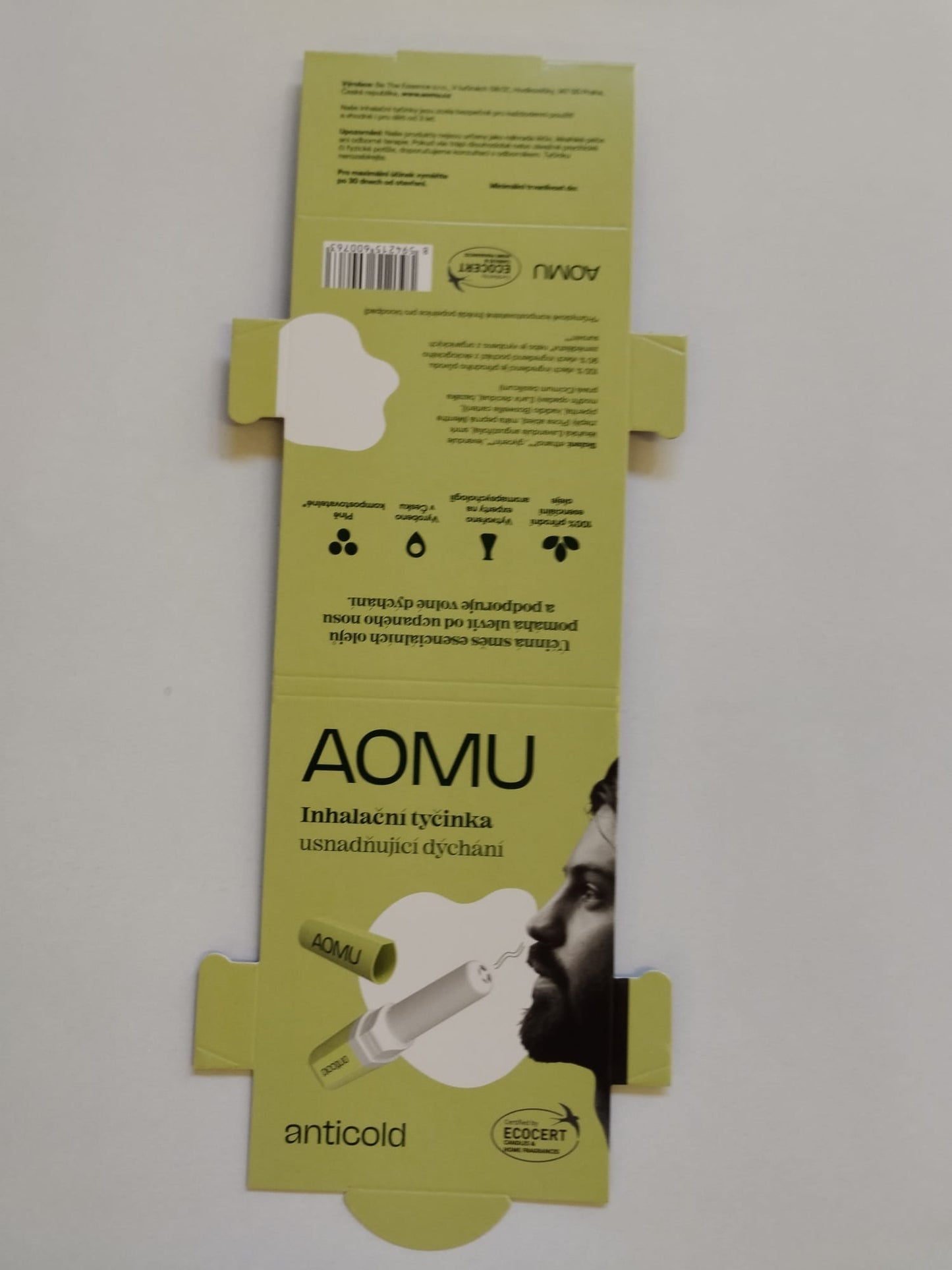 AOMU B2B Anticold ECO - inhalační tyčinka
