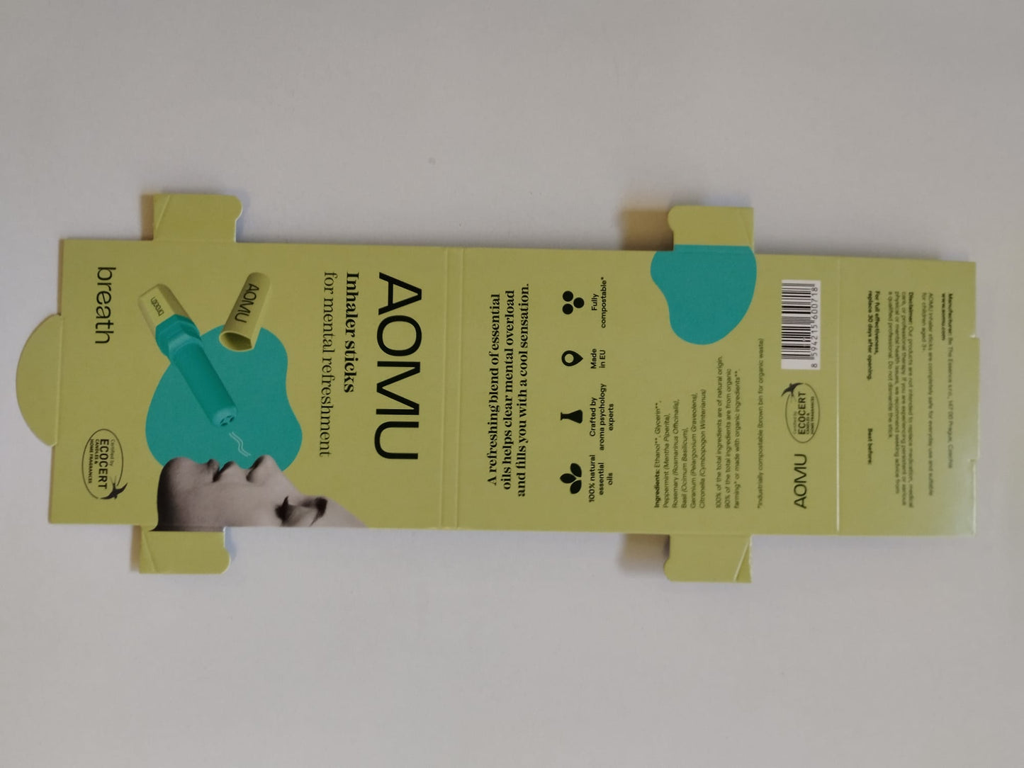 Packing triangle Breath ECO inhalation stick