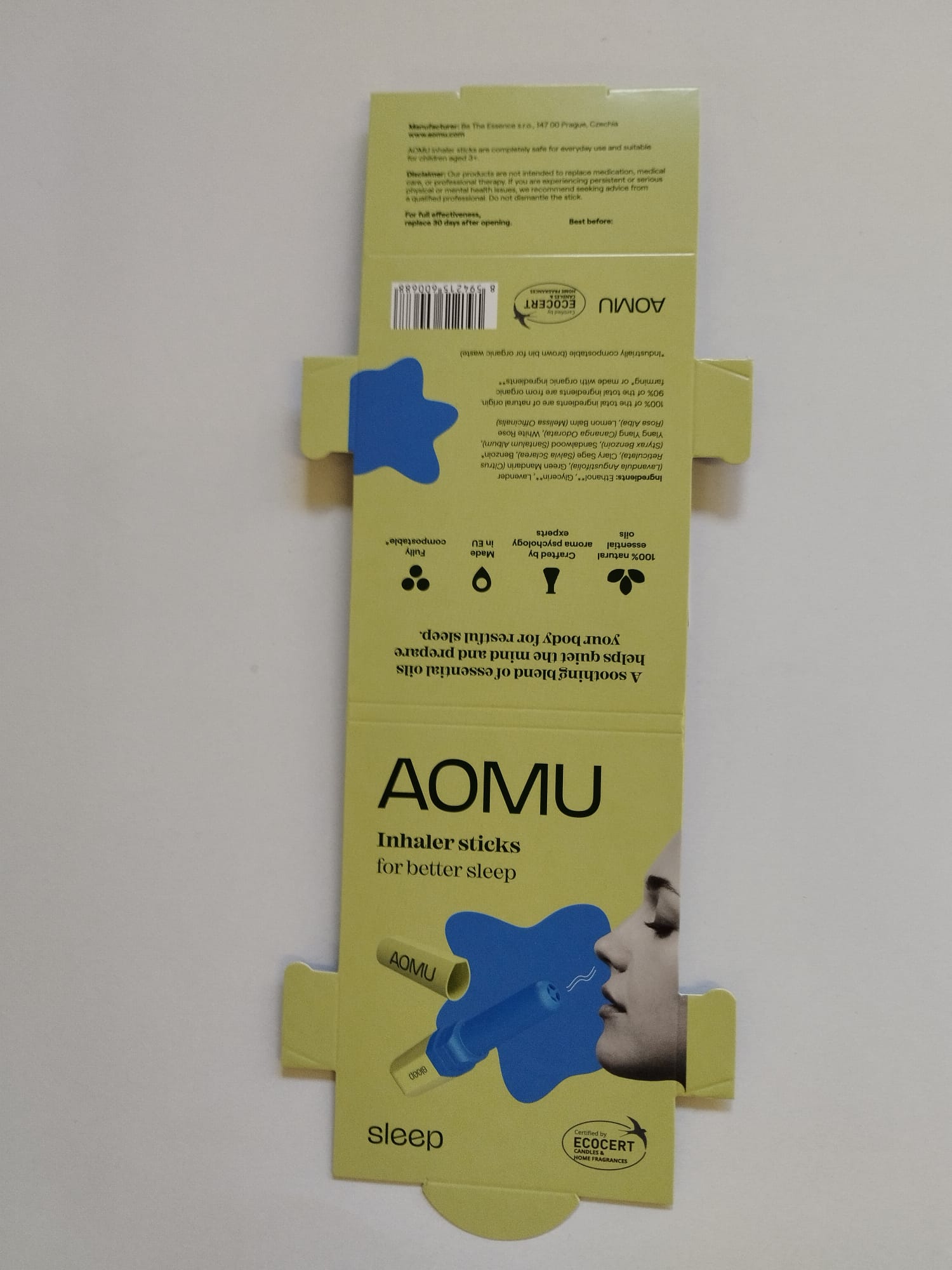 AOMU B2B Sleep ECO - inhalation stick