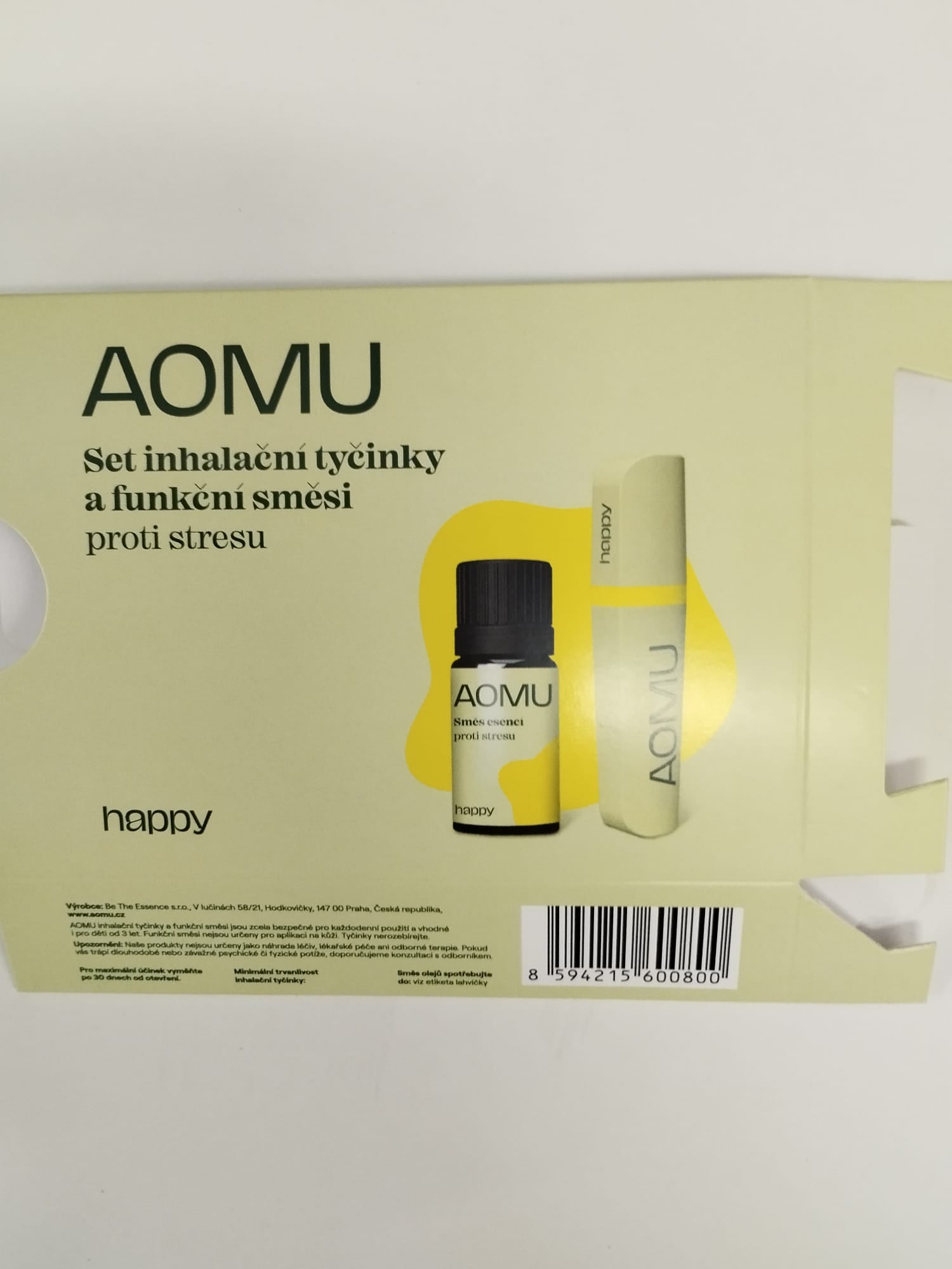 AOMU Krabice - inh.tyčinky a směsi Happy