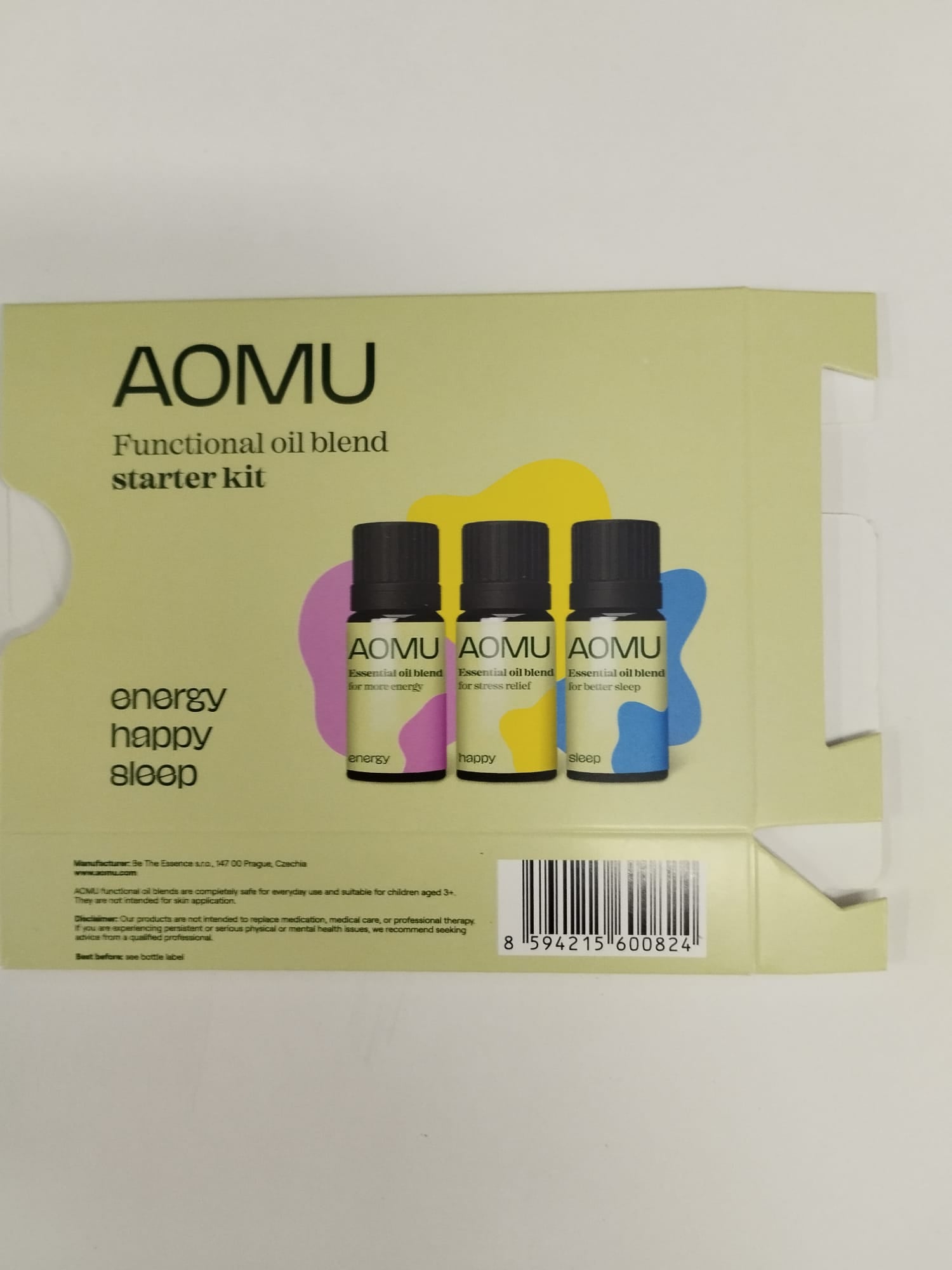 AOMU Krabice - starter kit inh. stickers H, S, E