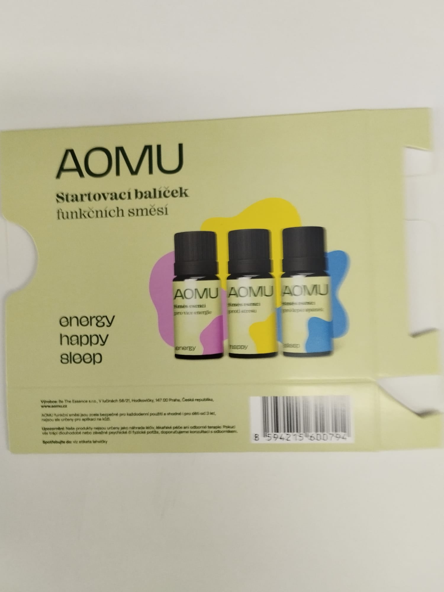 AOMU Krabice - startovací balíček funk.esencí H, S, E