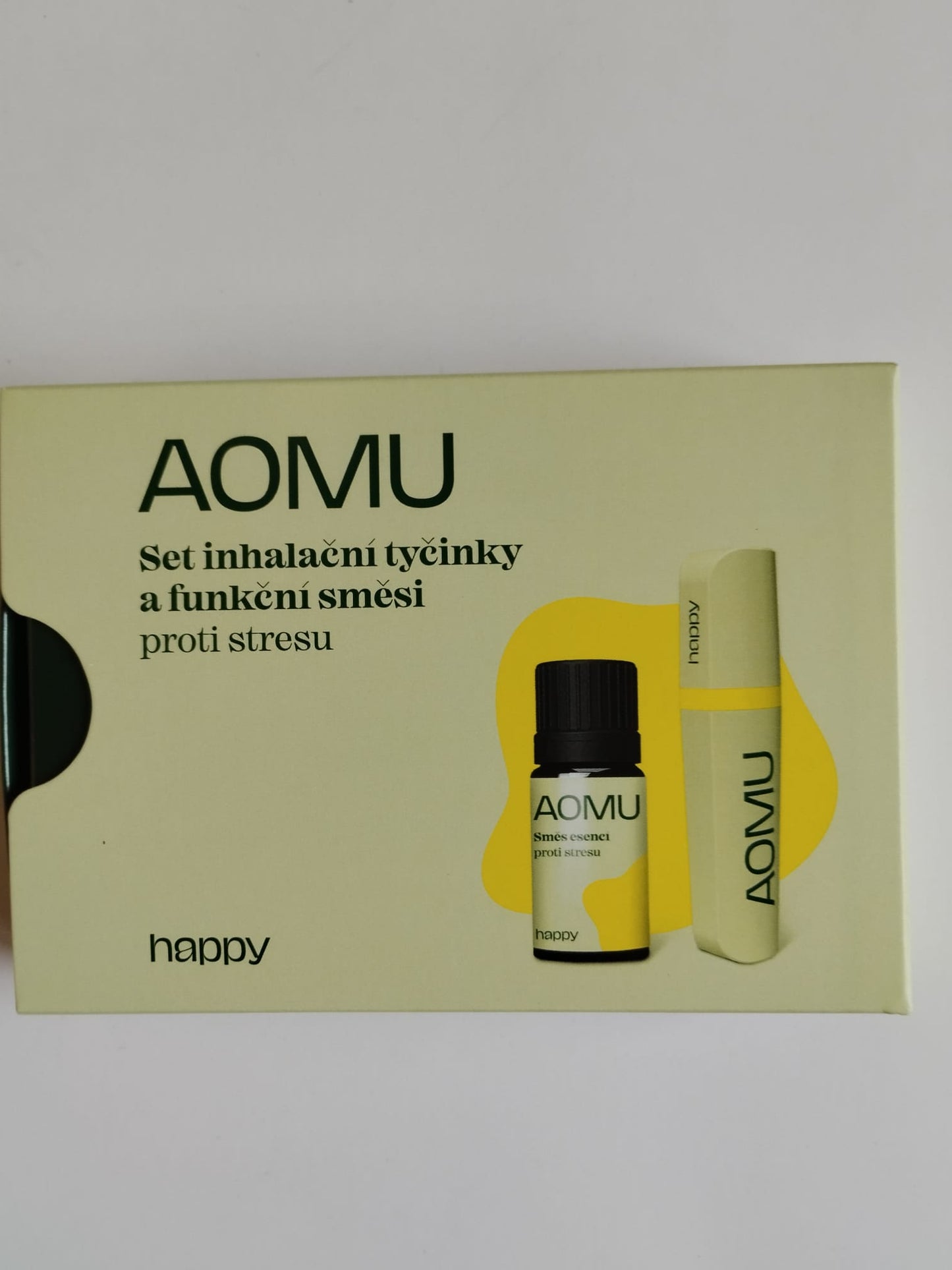 AOMU set inhalační tyčinky a funkční směsi proti stresu
