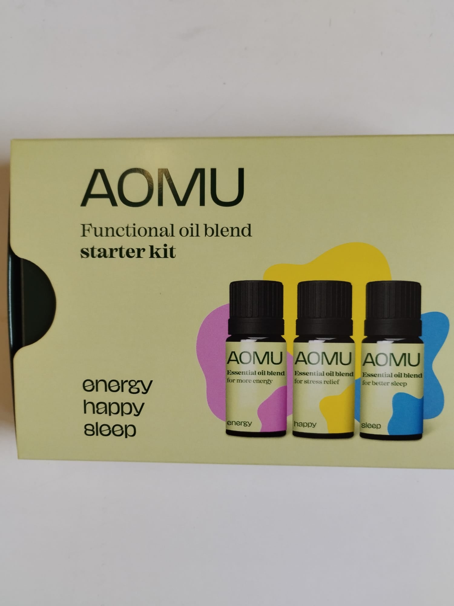AOMU starter kit of functional oil blends
