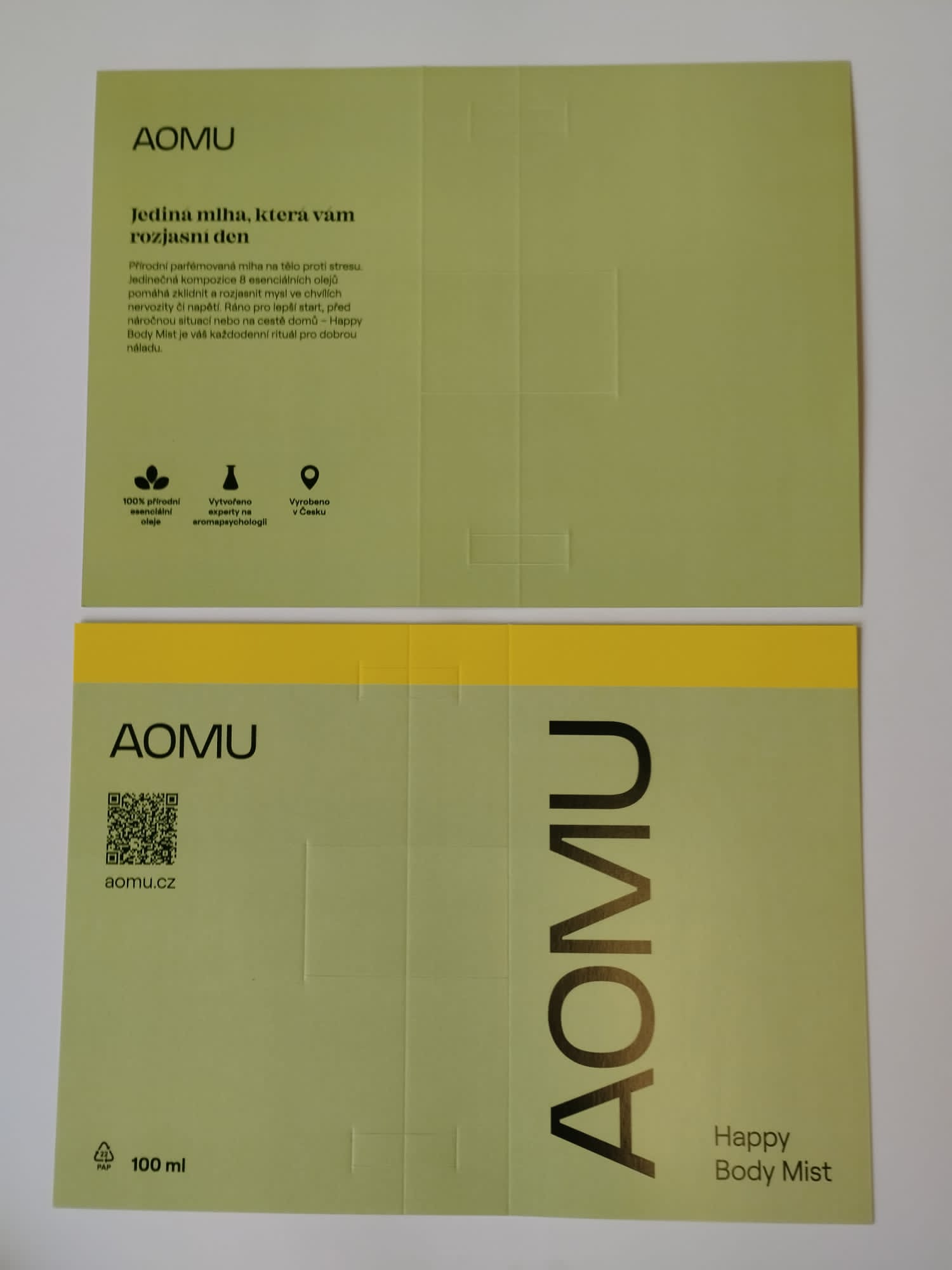 AOMU Booklet Happy Body Mist 100 ml