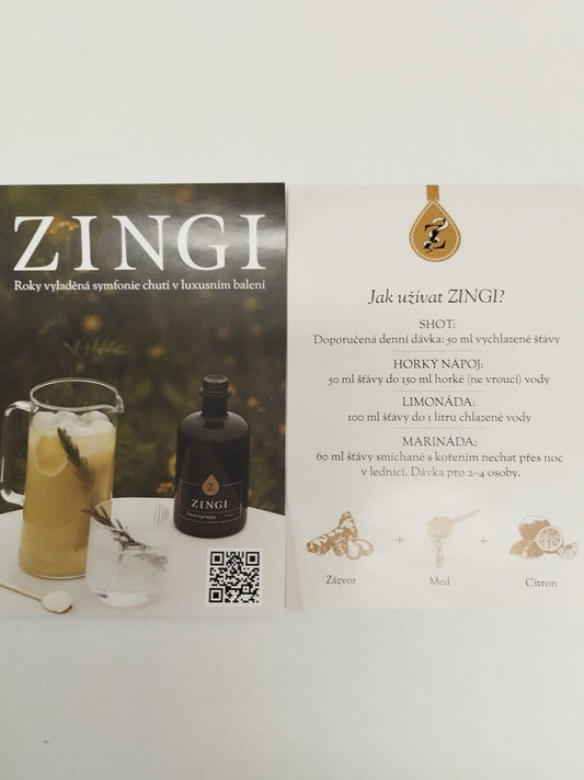 Kartička Zingi