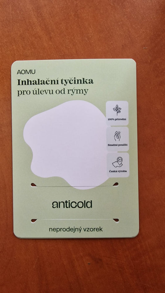 Obal neprodejný vzorek Anticold