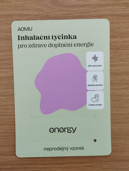 Obal neprodejný vzorek Energy