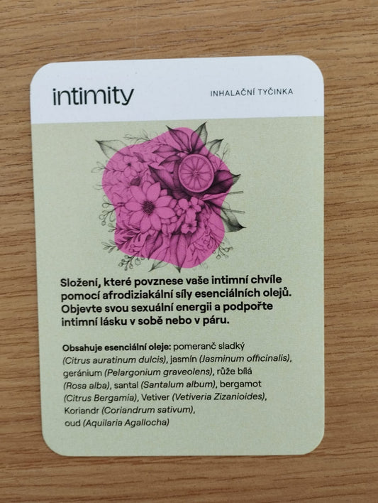Kartička Intimity