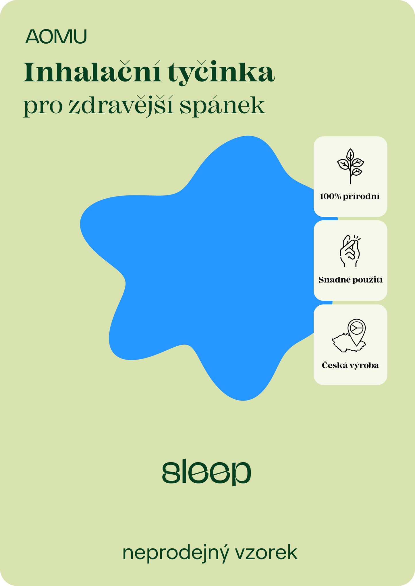 Obal neprodejný vzorek Sleep