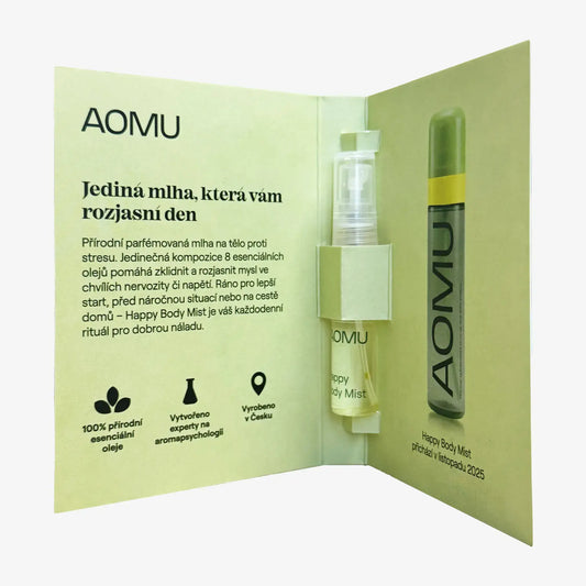 AOMU Happy Body Mist 5 ml v bookletu